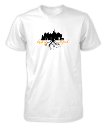 Money: Root of all Good (Skyline) - T-Shirt
