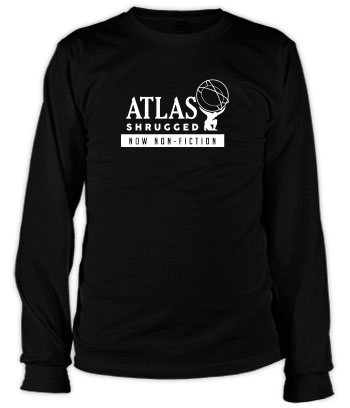 Atlas Shrugged (Globe, Now Non-Fiction) - Long Sleeve Tee