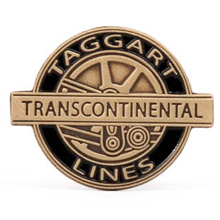 Official Taggart Transcontinental Lapel Pin (Original)