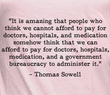 Thomas Sowell Quote About Government-Run Health Care - Ladies' Tee