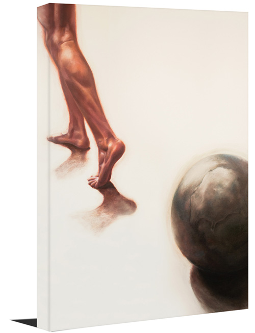 Atlas Shrugged (16"x20" or 24"x30" Gallery Wrapped Canvas Painting) - SPECIAL ORDER (Ships in 7-10 days)