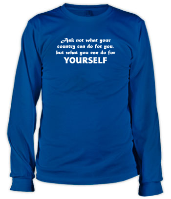 Do For YOURSELF (Text Only) - Long Sleeve Tee