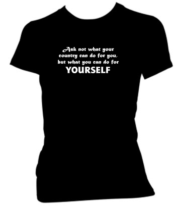 Do For YOURSELF (Text Only) - Ladies' Tee