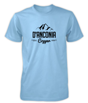 d'Anconia Copper (Mountain Range) - T-Shirt