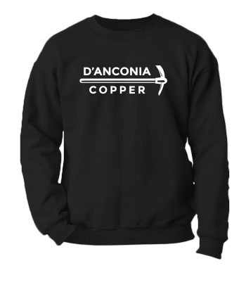 d'Anconia Copper (Long Pickaxe) - Crewneck Sweatshirt