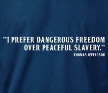 Dangerous Freedom over Peaceful Slavery - Crewneck Sweatshirt
