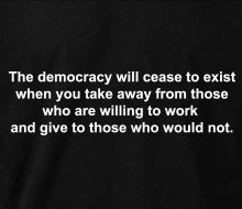 The Democracy Will Cease to Exist - Hoodie