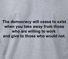 The Democracy Will Cease to Exist - Long Sleeve Tee