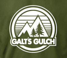 Galt's Gulch (Circle) - T-Shirt