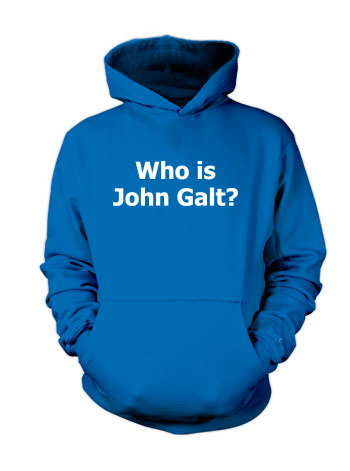 Who is John Galt? (Plain Text) - Hoodie