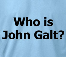 Who is John Galt? (Plain Text) - T-Shirt