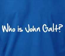 Who is John Galt? (1-Line Graffiti) - Hoodie