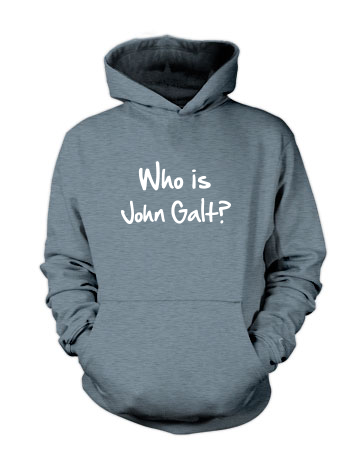 Who is John Galt? (2-Line Graffiti) - Hoodie