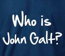 Who is John Galt? (2-Line Graffiti) - Polo