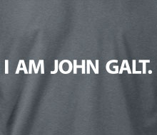 I am John Galt. (Simple) - Long Sleeve Tee