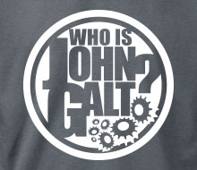 Who is John Galt? (Circle w/Gear) - Long Sleeve Tee