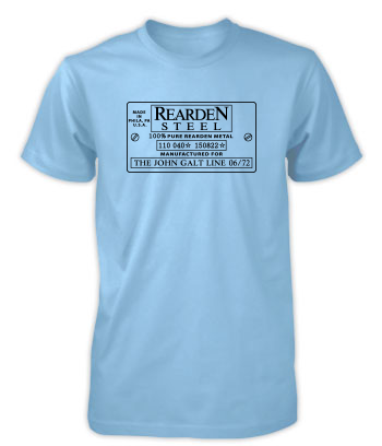 Rearden Metal (Serial Number Plate) - T-Shirt