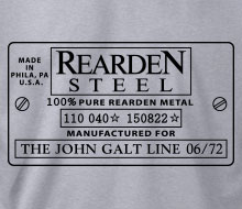 Rearden Metal (Serial Number Plate) - Crewneck Sweatshirt