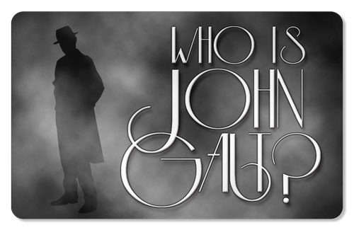 Who is John Galt? (Trenchcoat) - Indoor Sticker