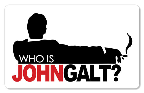 Who is John Galt? (Smoking) - Indoor Sticker