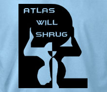 Atlas Will Shrug (Squared) - Ladies' Tee