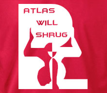 Atlas Will Shrug (Squared) - Long Sleeve Tee